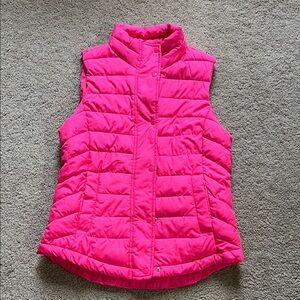 GAP Pink Quilted Vest